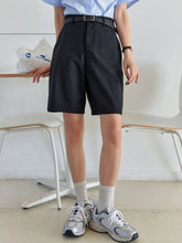 DAZY Solid Slant Pocket Shorts Without Belt